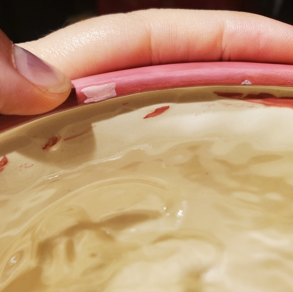 Vintage pink ceramic mushroom canisters jars - Picture 8 of 14